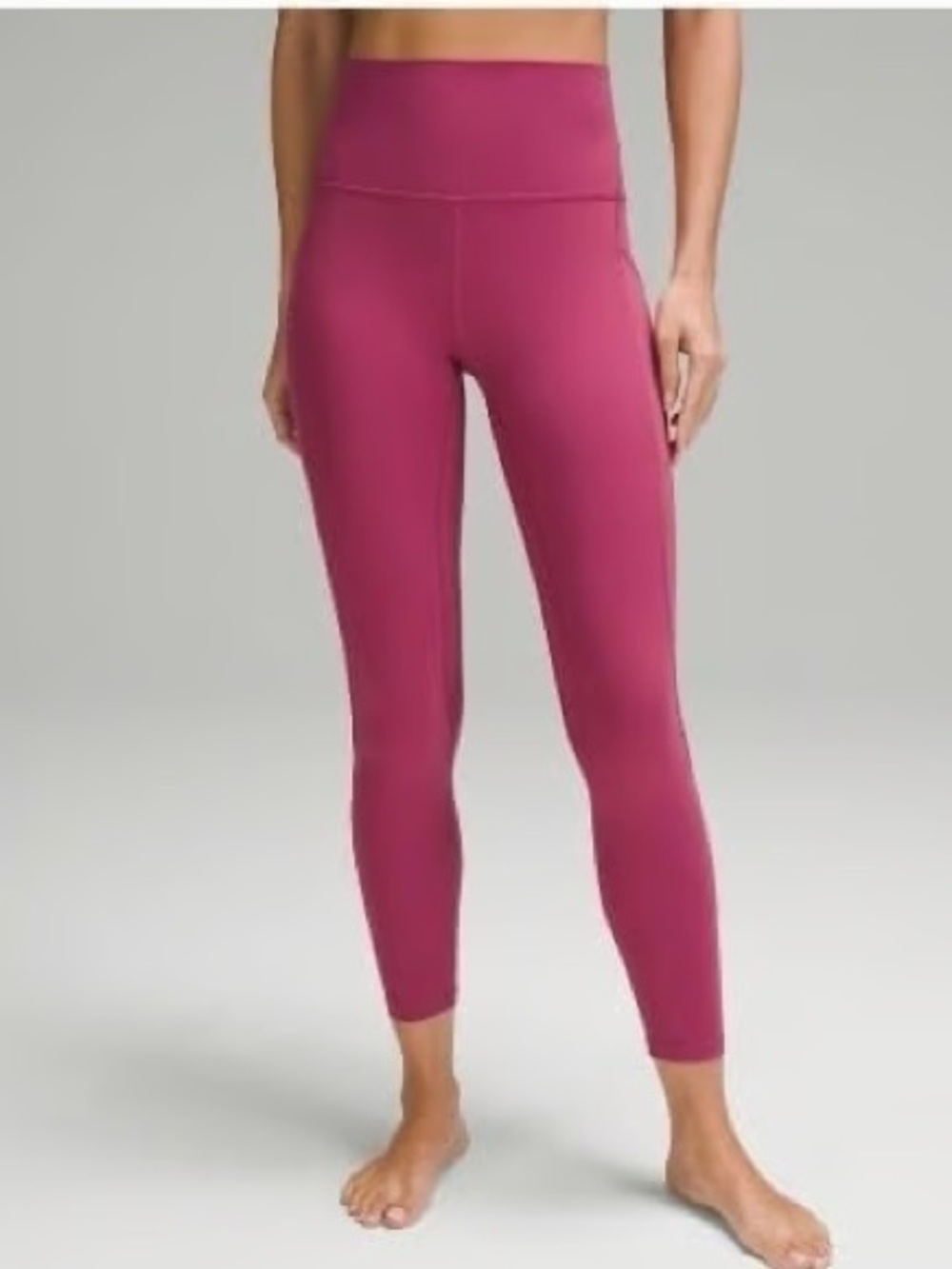 Lululemon Align 25” Berry Leggings, size 6